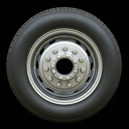 Tow truck wheel